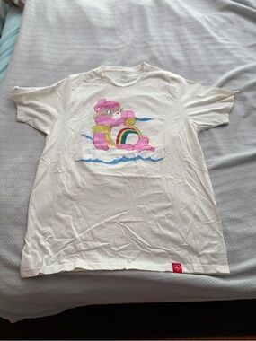 Retrokid White Graphic Care Bear T-Shirt Unisex XL